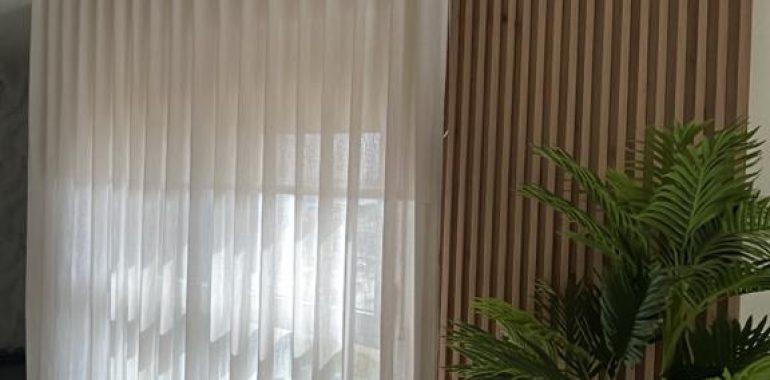 Cortinas en pasillo